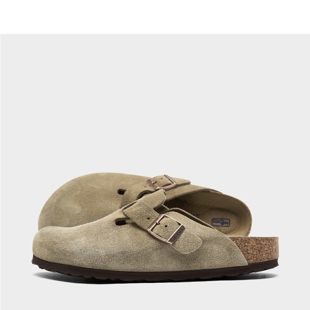 Birkenstock Suede Slip-On Clogs